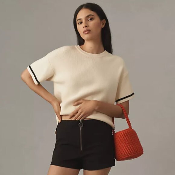 Brand New Maeve Zippered Micro Shorts - Picture 1 of 9